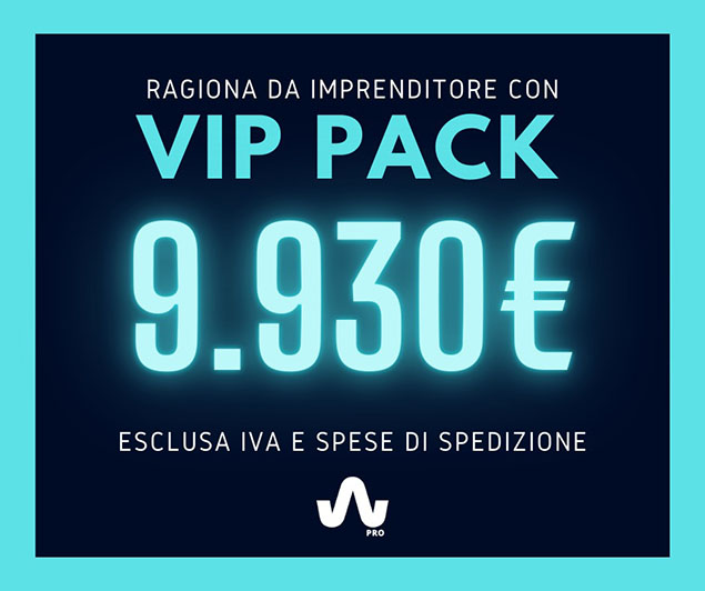 Vip Pack - Il VIP Pack WIEMS Pro sei già un imprenditore del fitness evoluto!